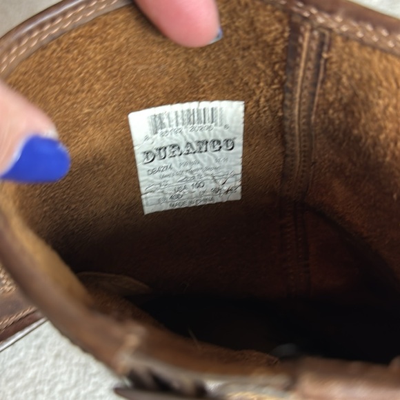 Durango-Mens Western Brown Engineer Boots-10 D - Picture 8 of 9